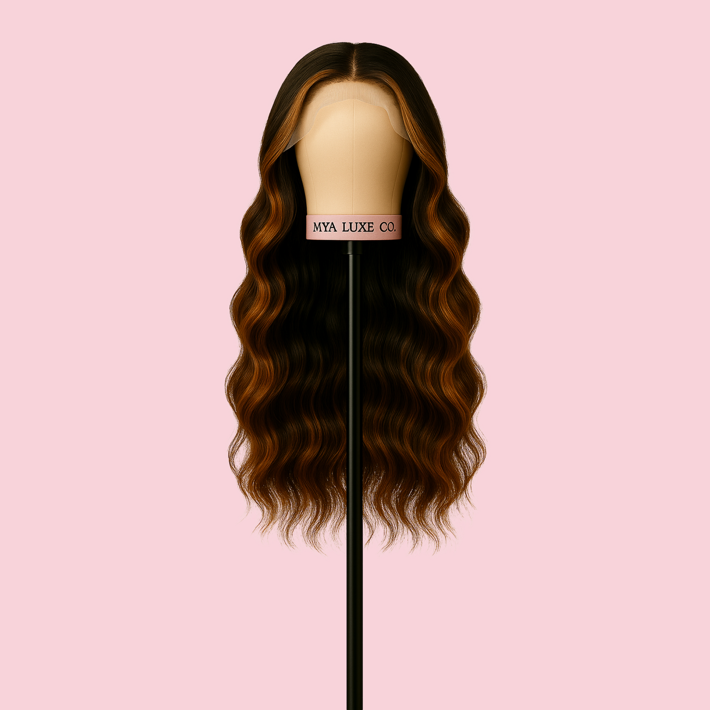 P4/30 Auburn Highlight Body Wave Lace Front Wig – 22” Brazilian Remy Human Hair (13x6 HD Lace)