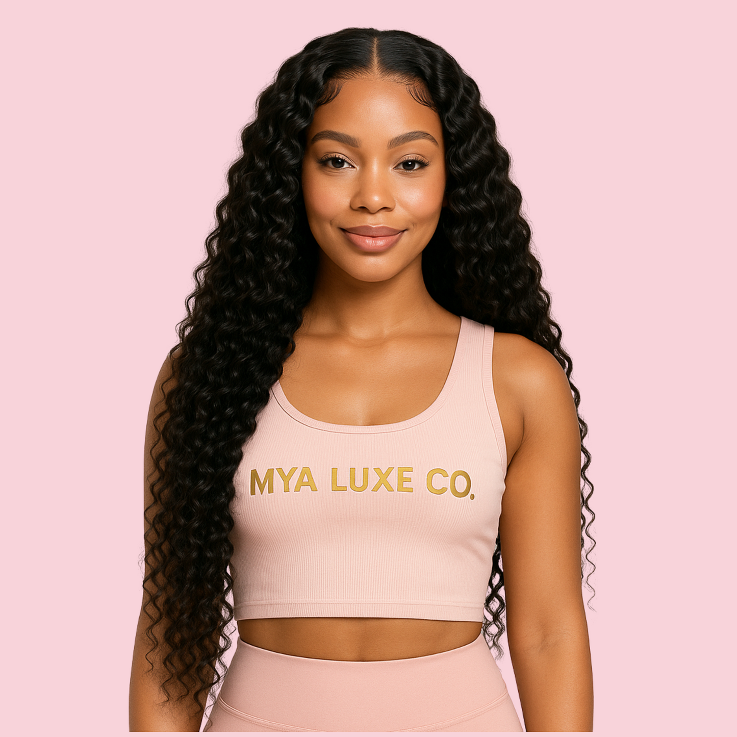 22” Deep Wave Glueless Human Hair Wig – 13x6 HD Lace Front, 210% Density, Pre-Plucked | Mya Luxe Co.