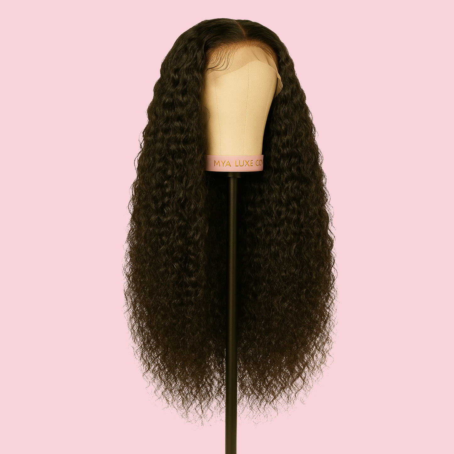 Deep Wave HD Lace Front Wig – 36” 13x6 Lace Frontal Human Hair Wig, 200% Density, Pre-Plucked & Glueless
