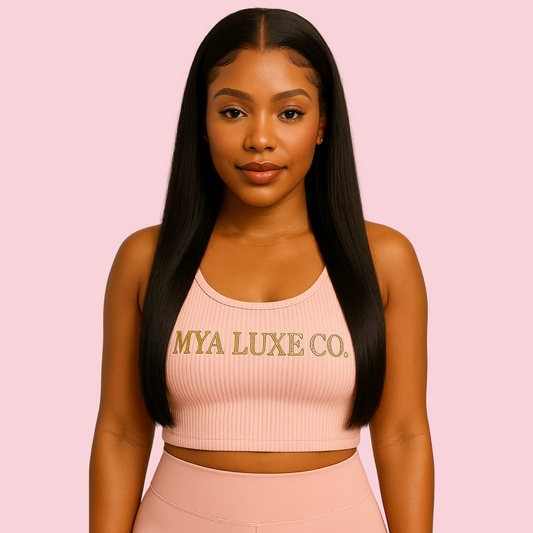 20” Straight Glueless Wig – 5x5 HD Lace, Pre-Plucked & Pre-Cut, 210% Density, Wear & Go
