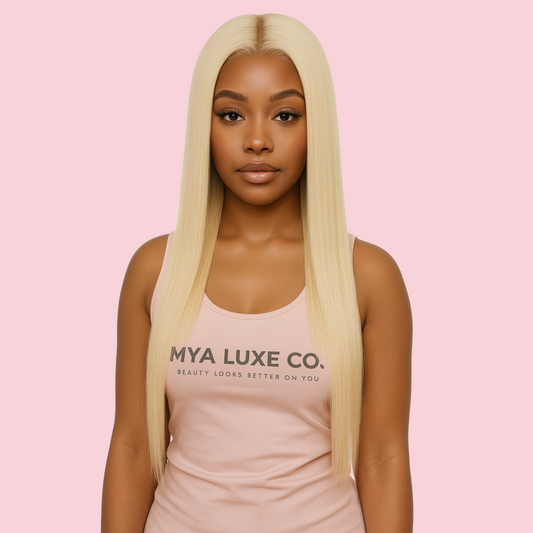 30” 613 Blonde Human Hair Wig – 13x6 HD Lace Front, 200% Density