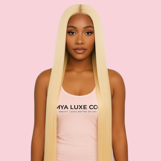 38” 613 Blonde Wig – HD 13x6 Lace Front Human Hair, 200% Density