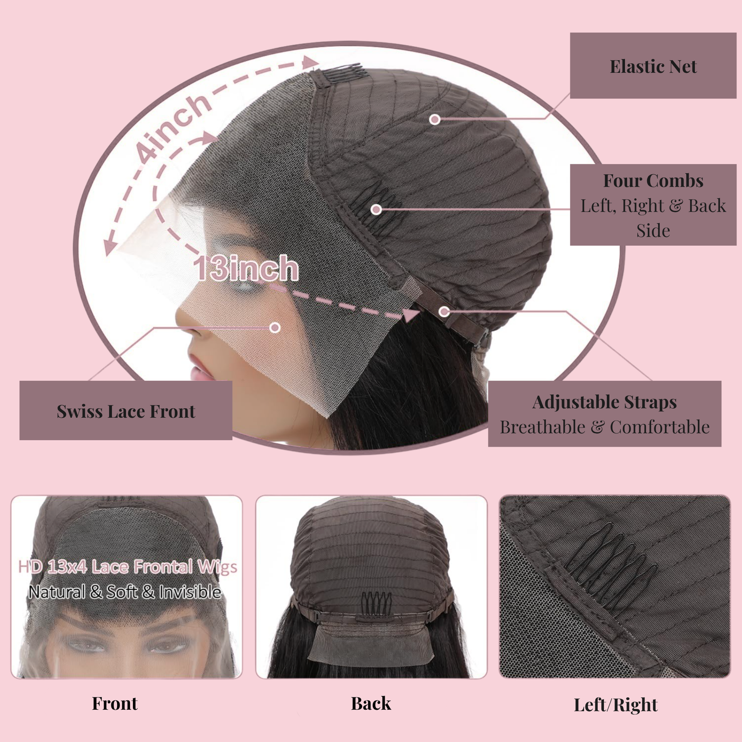 30” Deep Wave HD Lace Front Wig – 200% Density, 13x4 Transparent Lace, Glueless, Pre-Plucked & Ready-to-Wear | Mya Luxe Co.